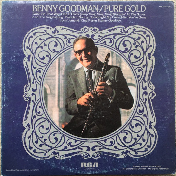 Benny Goodman : Pure Gold (LP, Comp, RE, Ind)