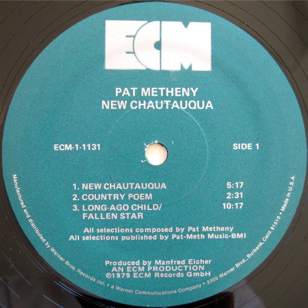 Pat Metheny : New Chautauqua (LP, Album, Wak)