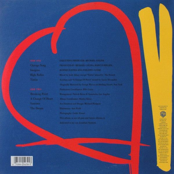 David Sanborn : A Change Of Heart (LP, Album, All)