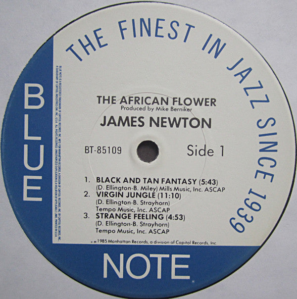 James Newton (2) : The African Flower - The Music Of Duke Ellington And Billy Strayhorn (LP, Album)