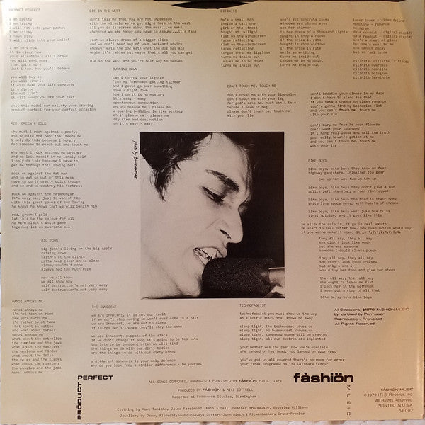 Fashion : Pröduct Perfect (LP, Album)