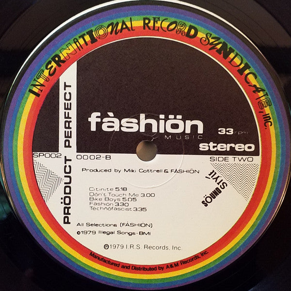 Fashion : Pröduct Perfect (LP, Album)