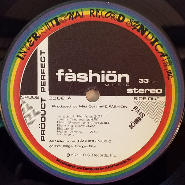 Fashion : Pröduct Perfect (LP, Album)