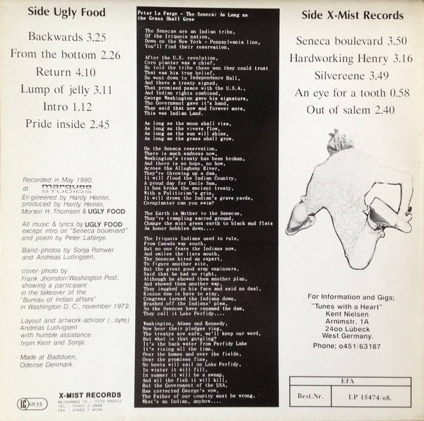 Ugly Food : Seneca Boulevard (LP)