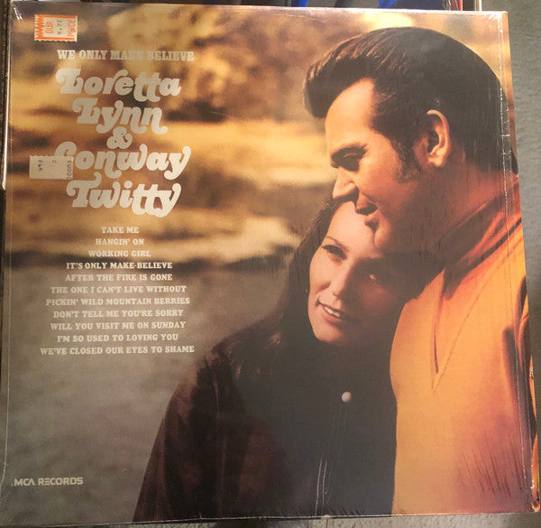 Conway Twitty & Loretta Lynn : We Only Make Believe (LP, Album, RE)