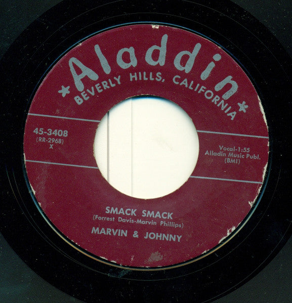 Marvin & Johnny : Smack Smack / You're In My Heart (7", Single, Styrene)