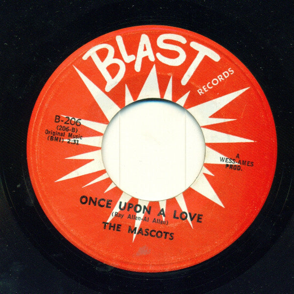 The Mascots (5) : Hey Little Angel / Once Upon A Love (7", Single)