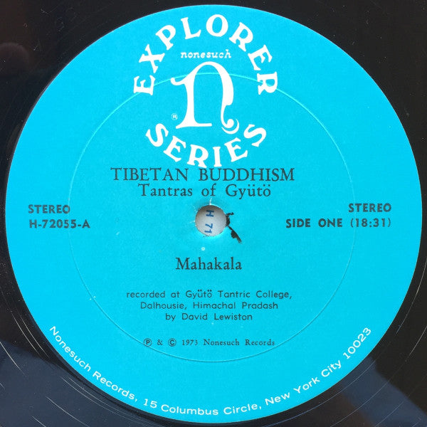 David Lewiston : Tibetan Buddhism - Tantras Of Gyütö: Mahakala (LP)