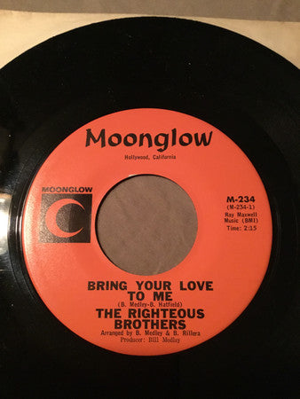 The Righteous Brothers : Bring Your Love to Me (7", Single)