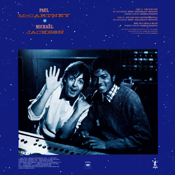 Paul McCartney And Michael Jackson : Say Say Say (12", Car)