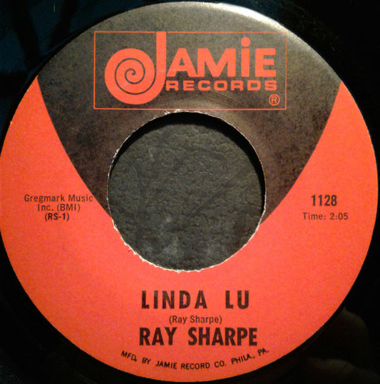 Ray Sharpe : Linda Lu / Monkey's Uncle (7", Single, RE)