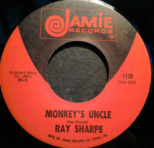 Ray Sharpe : Linda Lu / Monkey's Uncle (7", Single, RE)