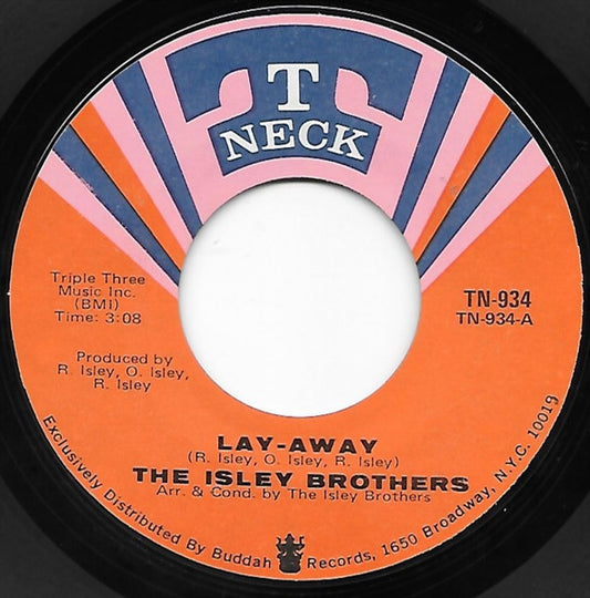 The Isley Brothers : Lay-Away (7", Single)