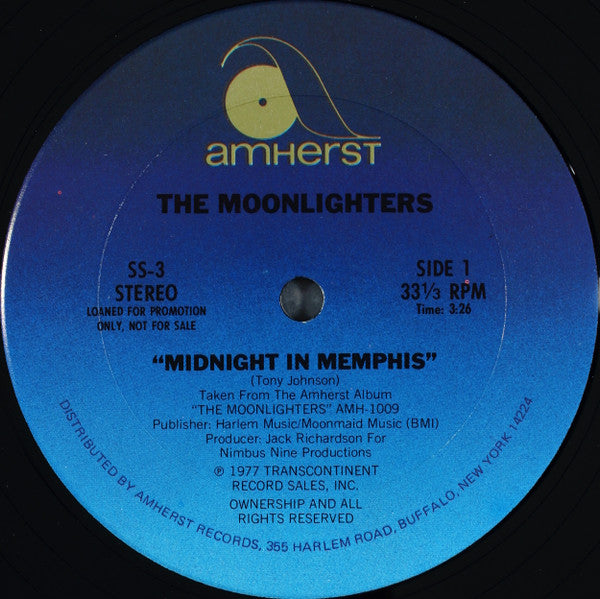 The Moonlighters / Jackie DeShannon : Midnight In Memphis / To Love Somebody (12", Promo)