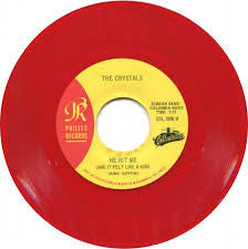 The Crystals : He's A Rebel (7", RE, Red)