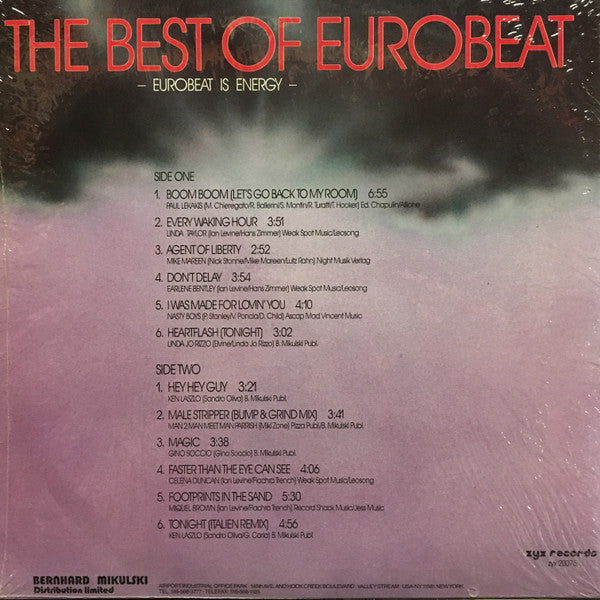 Various : The Best Of Eurobeat - Eurobeat Is Energy (LP, Comp)