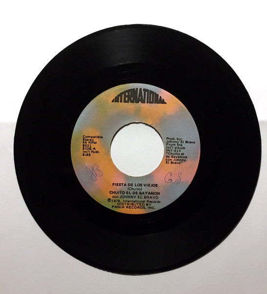 Chuito El De Bayamón Con Johnny El Bravo : Fiesta De Los Viejos (7", Single)