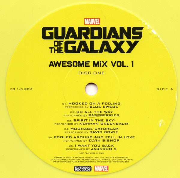 Various : Guardians Of The Galaxy (2xLP, Comp, Ltd, Red)