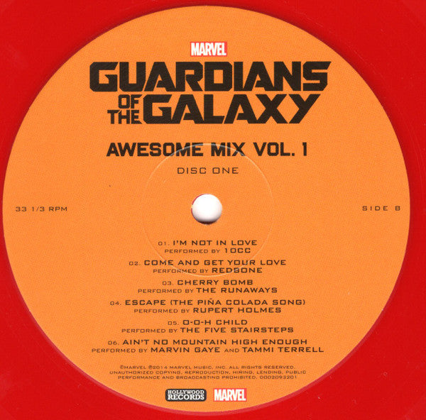 Various : Guardians Of The Galaxy (2xLP, Comp, Ltd, Red)