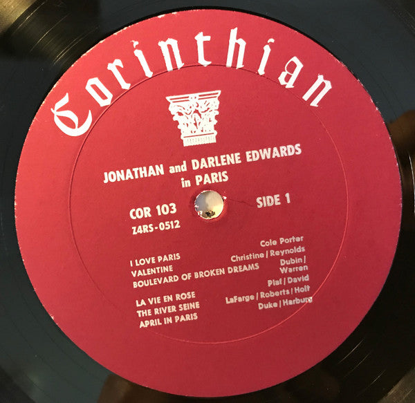 Jonathan And Darlene Edwards : In Paris (LP, Album, RE, RM)