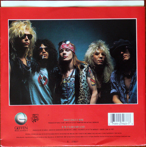 Guns N' Roses : Sweet Child O' Mine (7", Single)