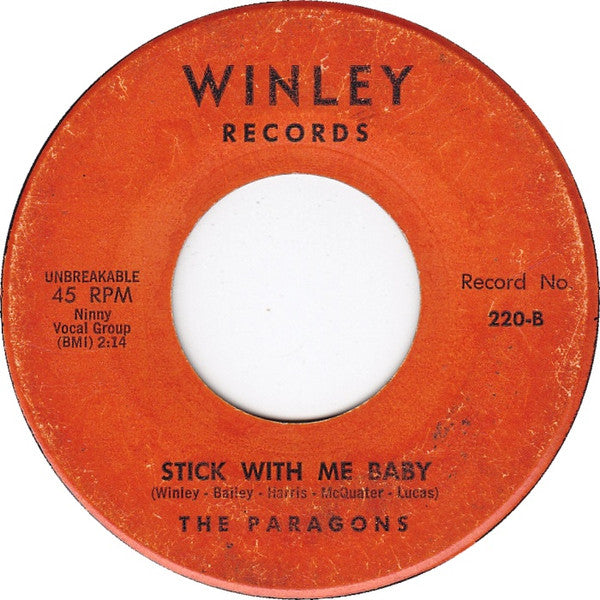The Paragons (2) : Let's Start All Over Again / Stick With Me Baby (7", Single)