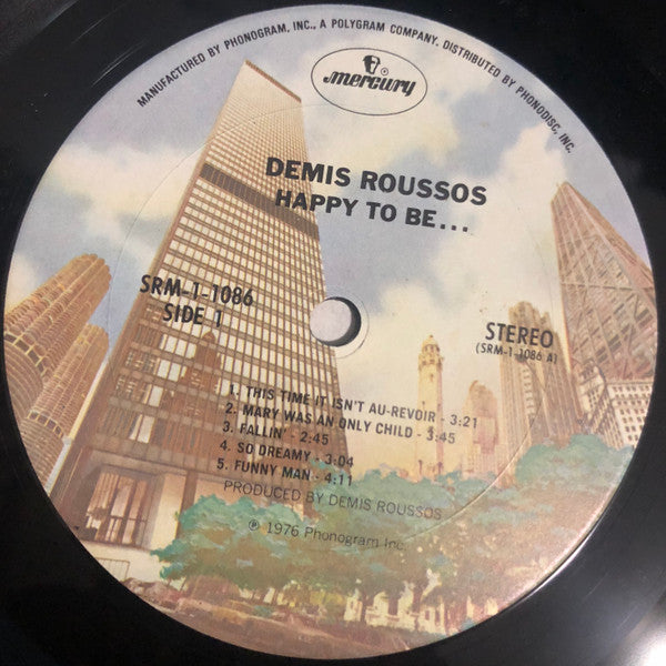 Demis Roussos : Happy To Be... (LP, Album, Gat)