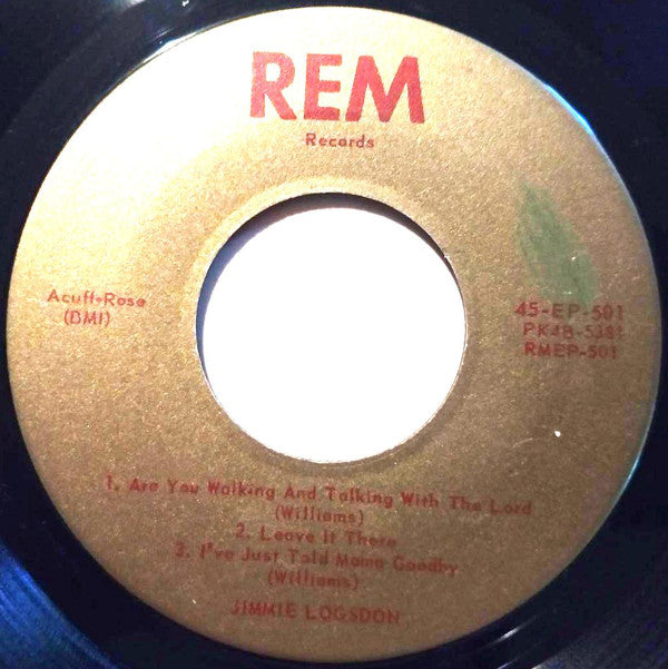 Jimmy Logsdon : Are You Walking And Talking With The Lord (7", EP, Mono)