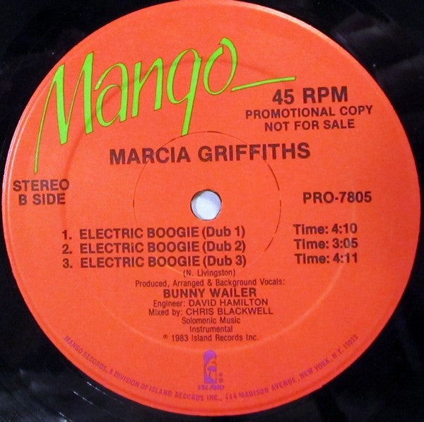 Marcia Griffiths : Electric Boogie (12", Promo)