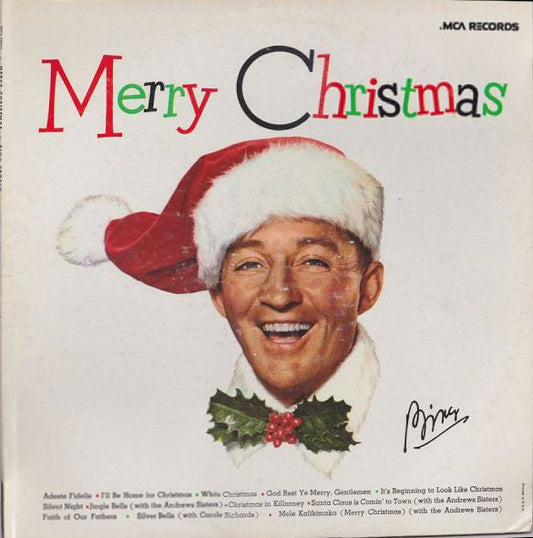 Bing Crosby : Merry Christmas (LP, Album, RE, Blu)
