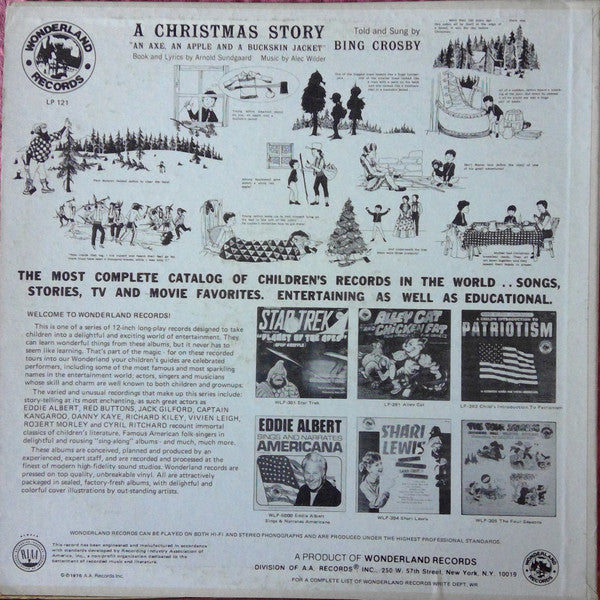 Bing Crosby, Mitch Miller : Bing Crosby Tells and Sings How Lovely is Christmas (LP, Album, RE)
