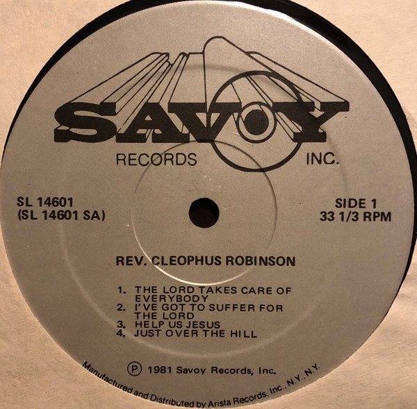 Rev. Cleophus Robinson* : The Lord Takes Care Of Everybody (LP, Album)