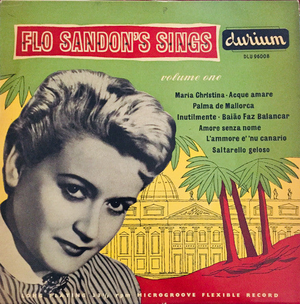 Flo Sandon's : Flo Sandon's Sings, Volume One (10", Mono)