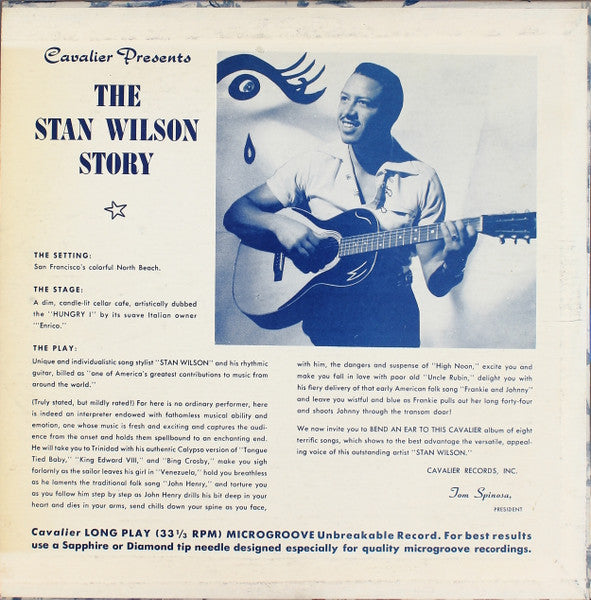 Stan Wilson : The Stan Wilson Story (10", Red)