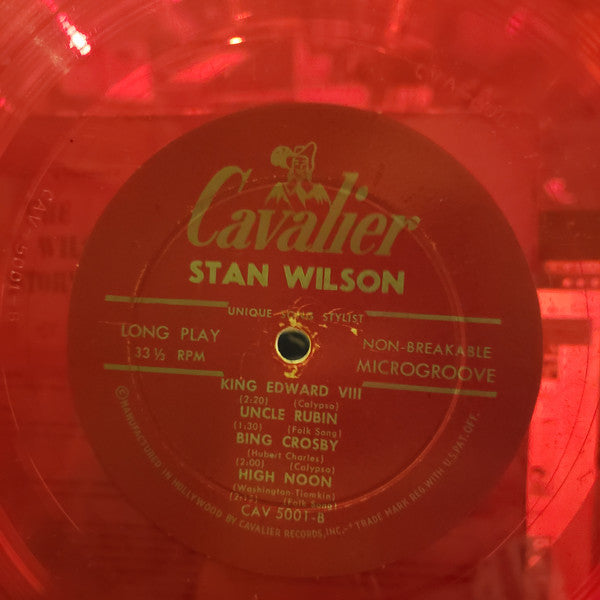 Stan Wilson : The Stan Wilson Story (10", Red)