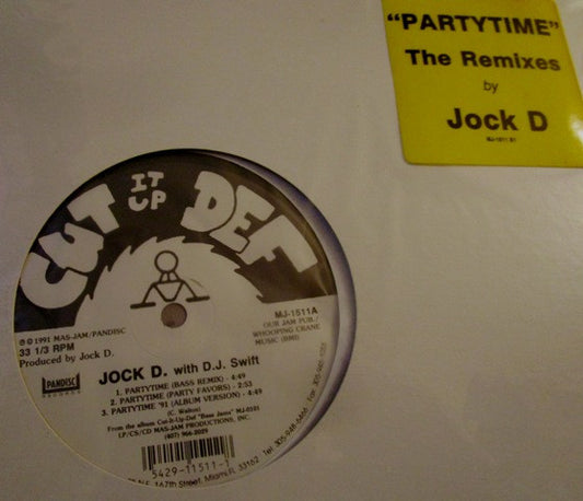 Jock D.* with D.J. Swift* : Partytime (12")