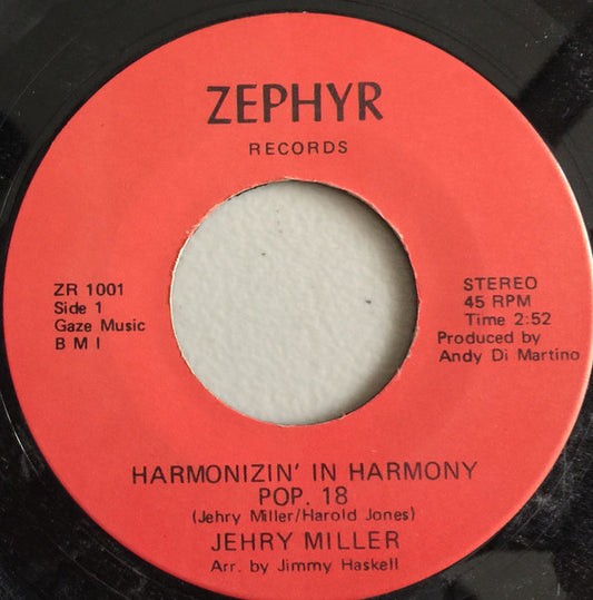 Jehry Miller : Harmonizin’ In Harmony Pop.18 / Journey Of 1000 Miles (7", Single)