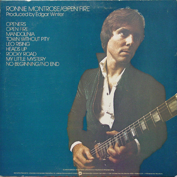Ronnie Montrose : Open Fire (LP, Album, Win)