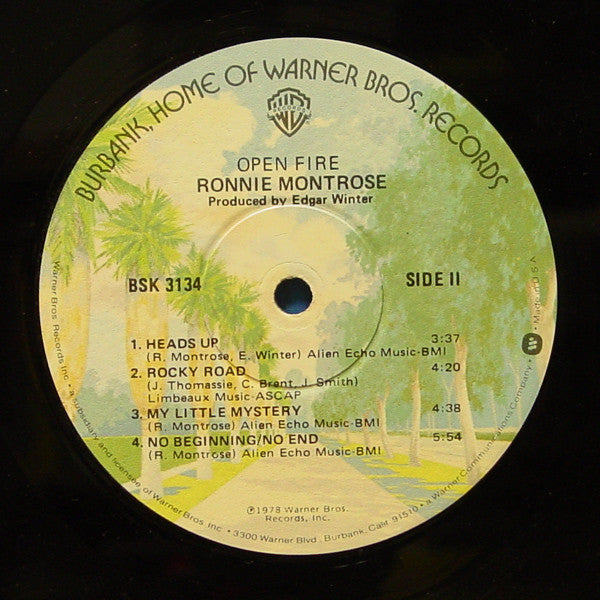 Ronnie Montrose : Open Fire (LP, Album, Win)