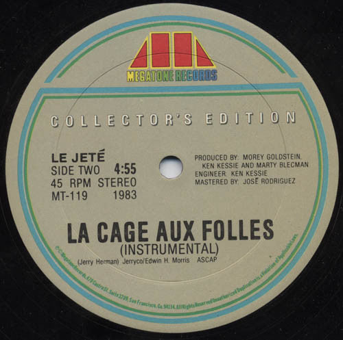 Le Jeté : La Cage Aux Folles (12", Col)