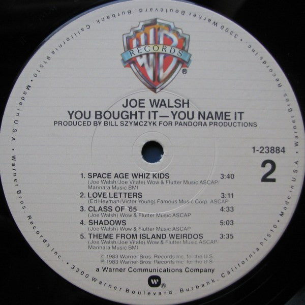 Joe Walsh : You Bought It - You Name It (LP, Album, Win)