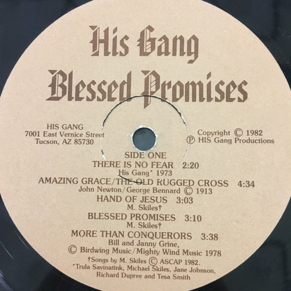 His Gang : Blessed Promises (LP, Album)