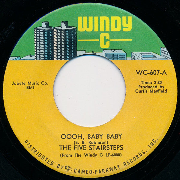 Five Stairsteps : Oooh, Baby Baby (7", Single)