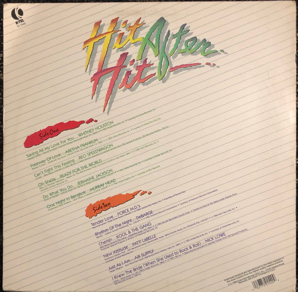 Various : Hit After Hit (LP, Album, Comp)