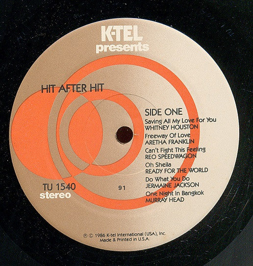 Various : Hit After Hit (LP, Album, Comp)