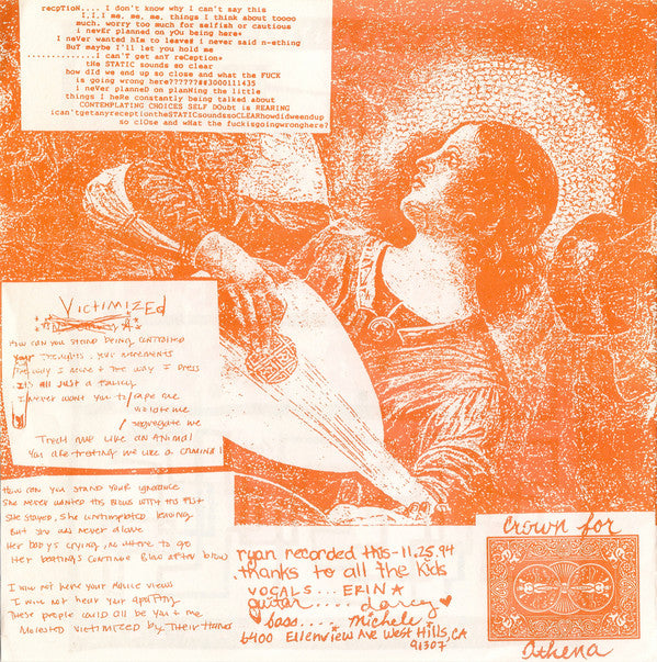 Crown For Athena / Los Cincos : Split EP (7", EP)
