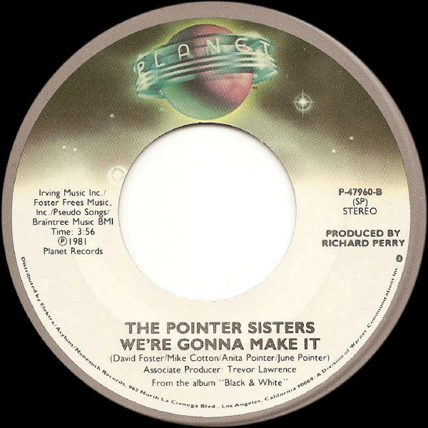 The Pointer Sisters* : Should I Do It (7", Single, Spe)