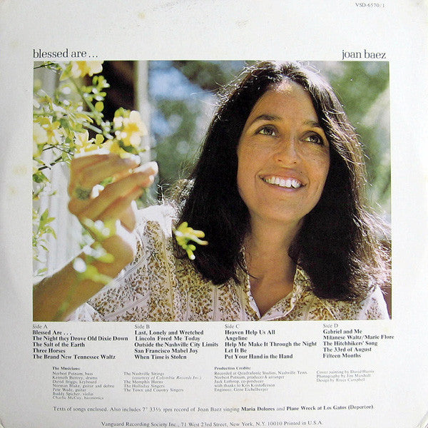 Joan Baez : Blessed Are... (2xLP, Pit + 7", Styrene, Pit)