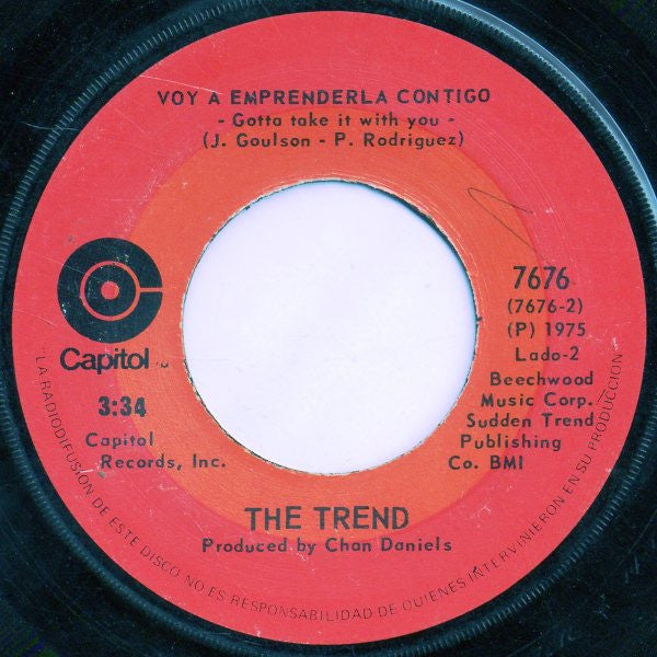 The Trend (5) : Libre Como El Viento =Free As The Wind (7", Single)