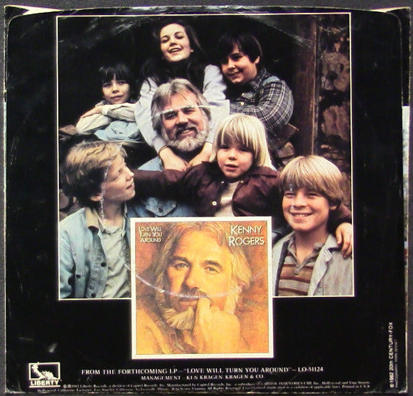 Kenny Rogers : Love Will Turn You Around (7", Single, Win)